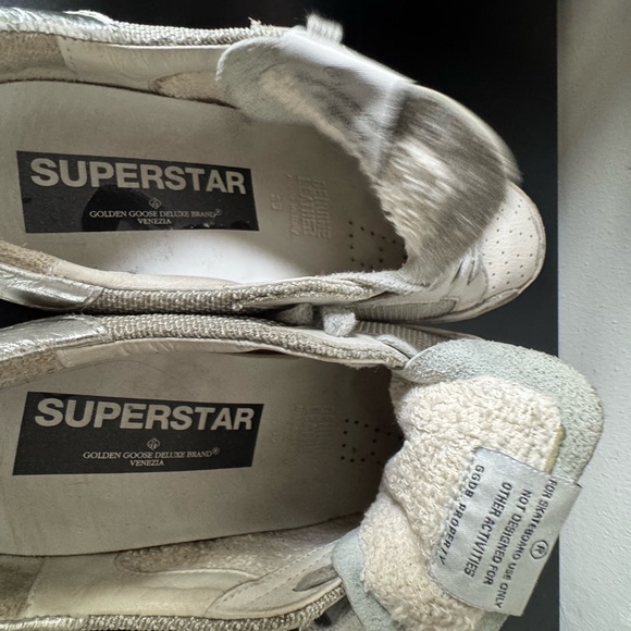 Golden Goose Superstar Sneakers with Black Star - Picture 2 of 5